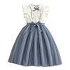 Vestito da Bambina in Rete di Seta alla Moda - Elegante Vestito da Principessa Estivo per Bambini