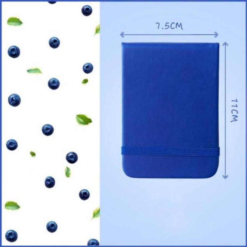 96 Sheets A7 Mini Pocket Fruit Color Notebook Journals Monthly Weekly Daily Planner Study Work To Do