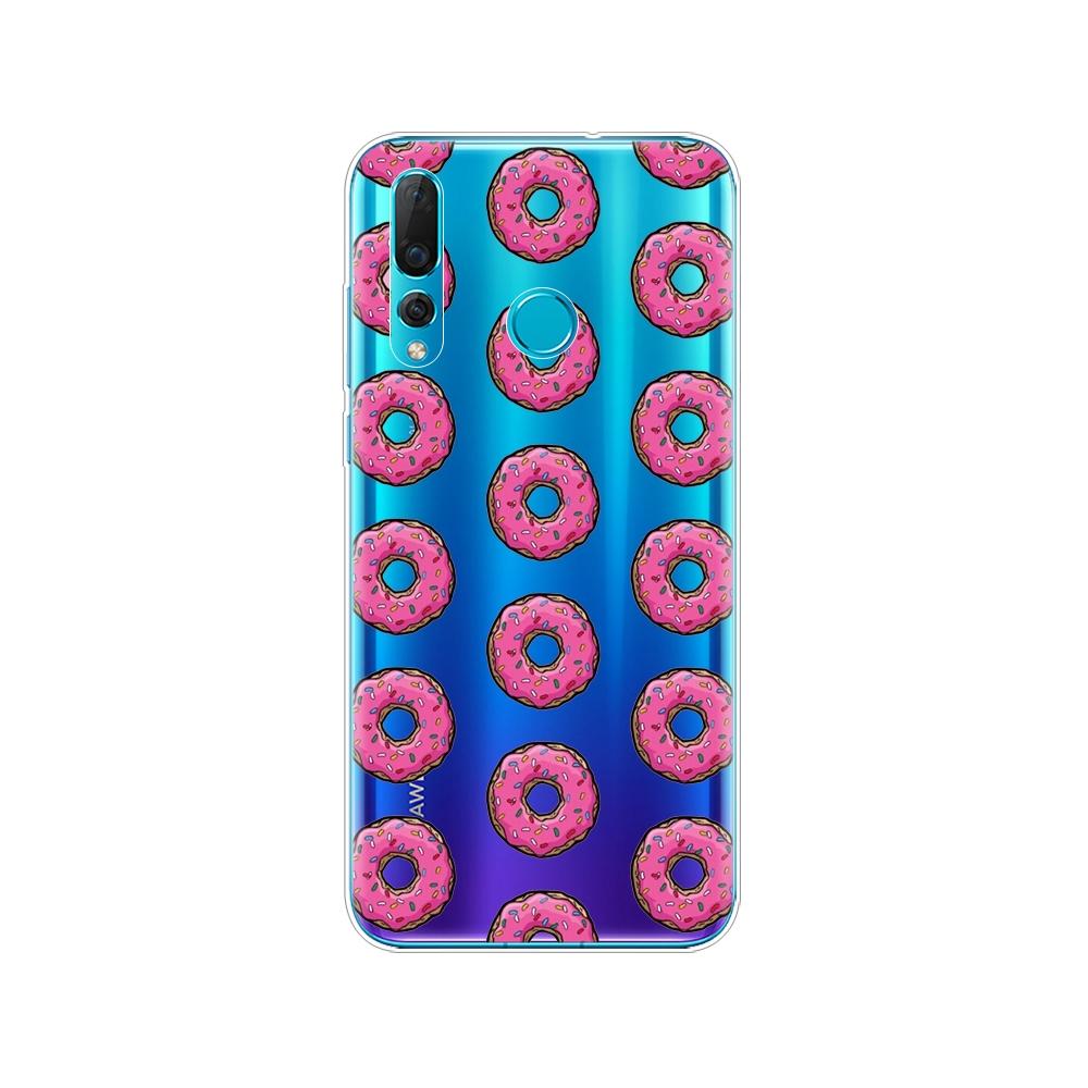 Mobile Silicon Phone Bag Case For Huawei Nova 4 4e Case Soft TPU Back Phone Cover For Nova4 nova4E Cover Protective Back Cover