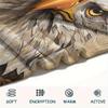 1Pc Stickerbird Print Flannel Blanket, High quality Comfortable for All Seasons, Home Decor, Warmth and Comfort, Perfect for Christmas Gifts