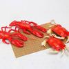 Useful Artificial Lobster Crabs Mini Food Model for Hotel Decorations