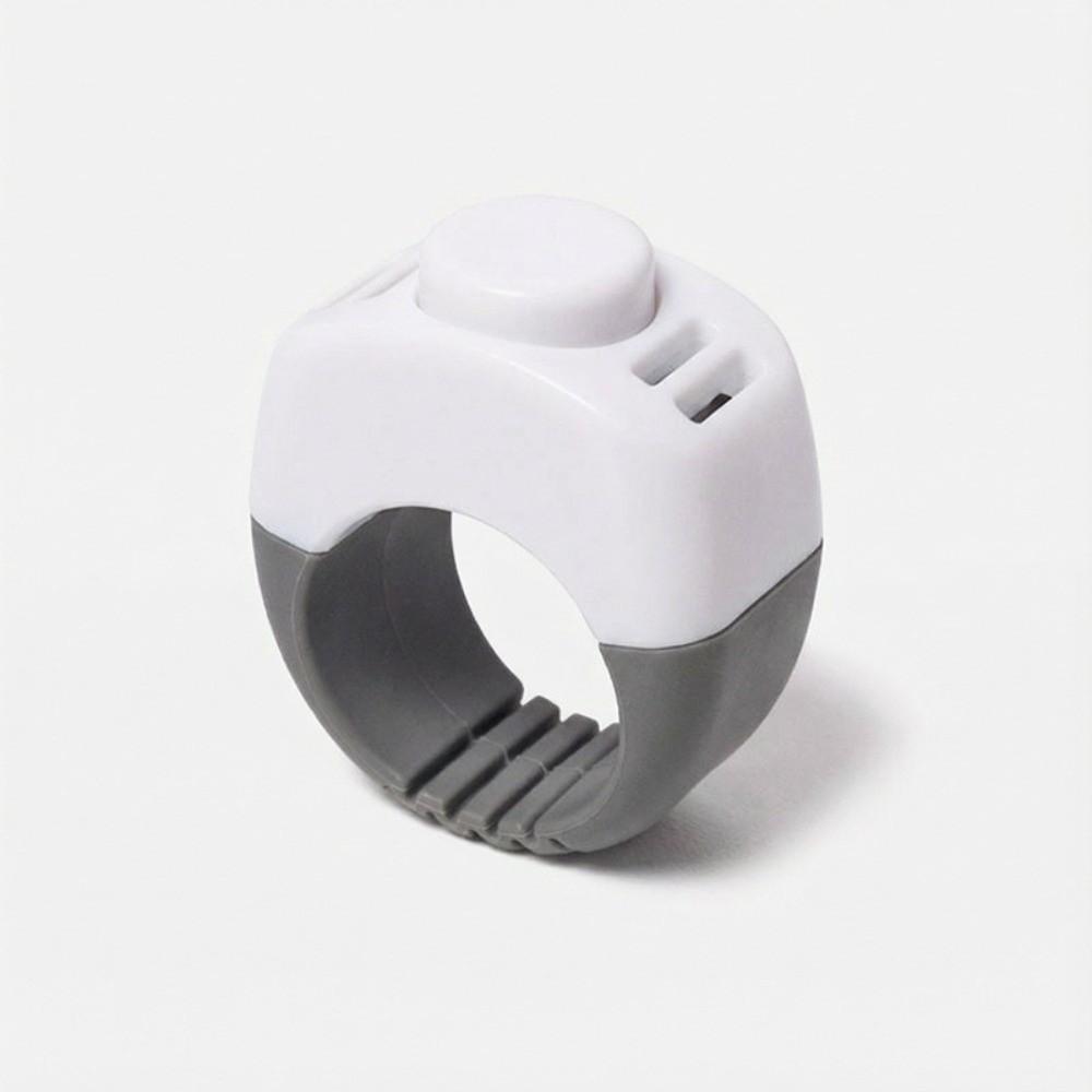 Portable Pet Clicker Trainer Rattle Sound Professional Dog Training Clickers No Battery Mini Finger Clickers белый