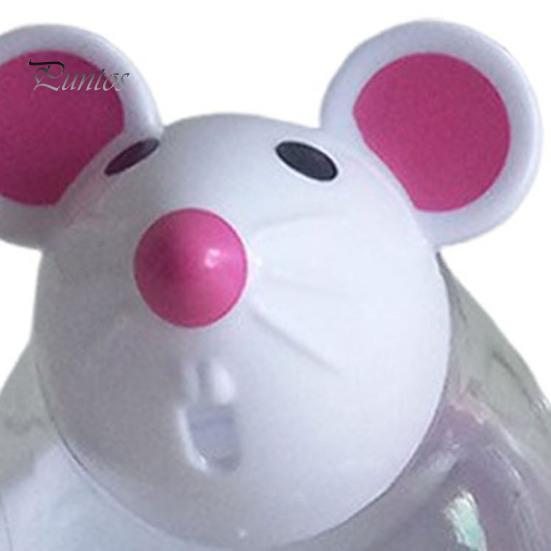 Cat Treat Dispenser Toy Large Capacity Transparent Design Mouse Shape Cat Interactive Toy Food Dispenser Treat Toy