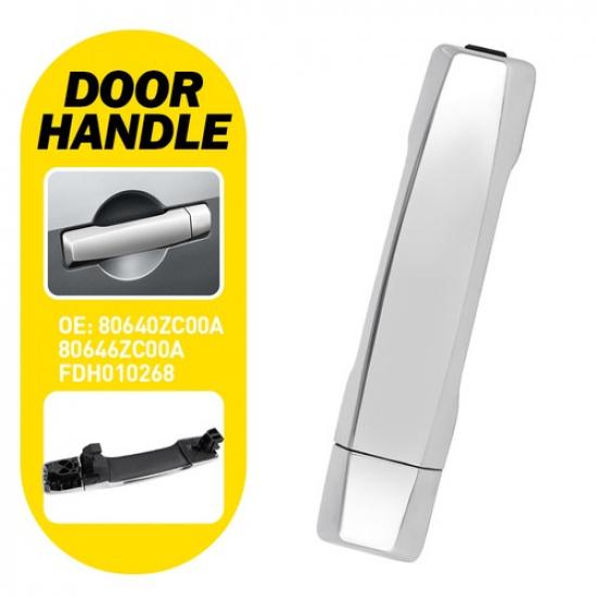 For 2005-2015 Nissan Armada Rear Right Left Outside Exterior Door Handle Chrome