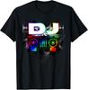 Dj Miłośnik Muzyki Odtwarzacz Muzyki Dźwięk Fajny Zabawny Prezent T-Shirt