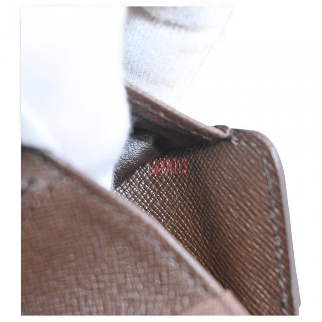 Auth LOUIS VUITTON Damier Compact Zip Bifold Wallet Lv5834rj