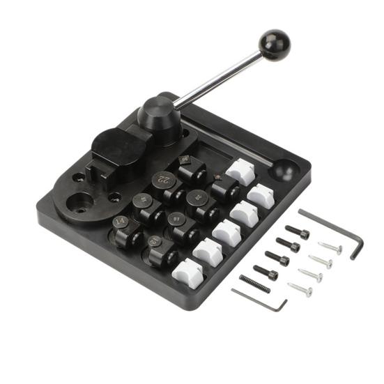 Metalltråd Bøyejigg Sett med Justerbare Matriser Enkel å Bruke Flerbruks Ringbøyer