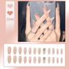 Handmade Press-On Nails – Crushed Diamond Butterfly Glitter Tips Collection