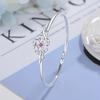 Nuovo Bracciale Fiore di Ciliegio Carino Dolce Retrò Rosa Pesca Temperamento Fiore Fatina Braccialetto Tendenza Moda Donna Gioielli