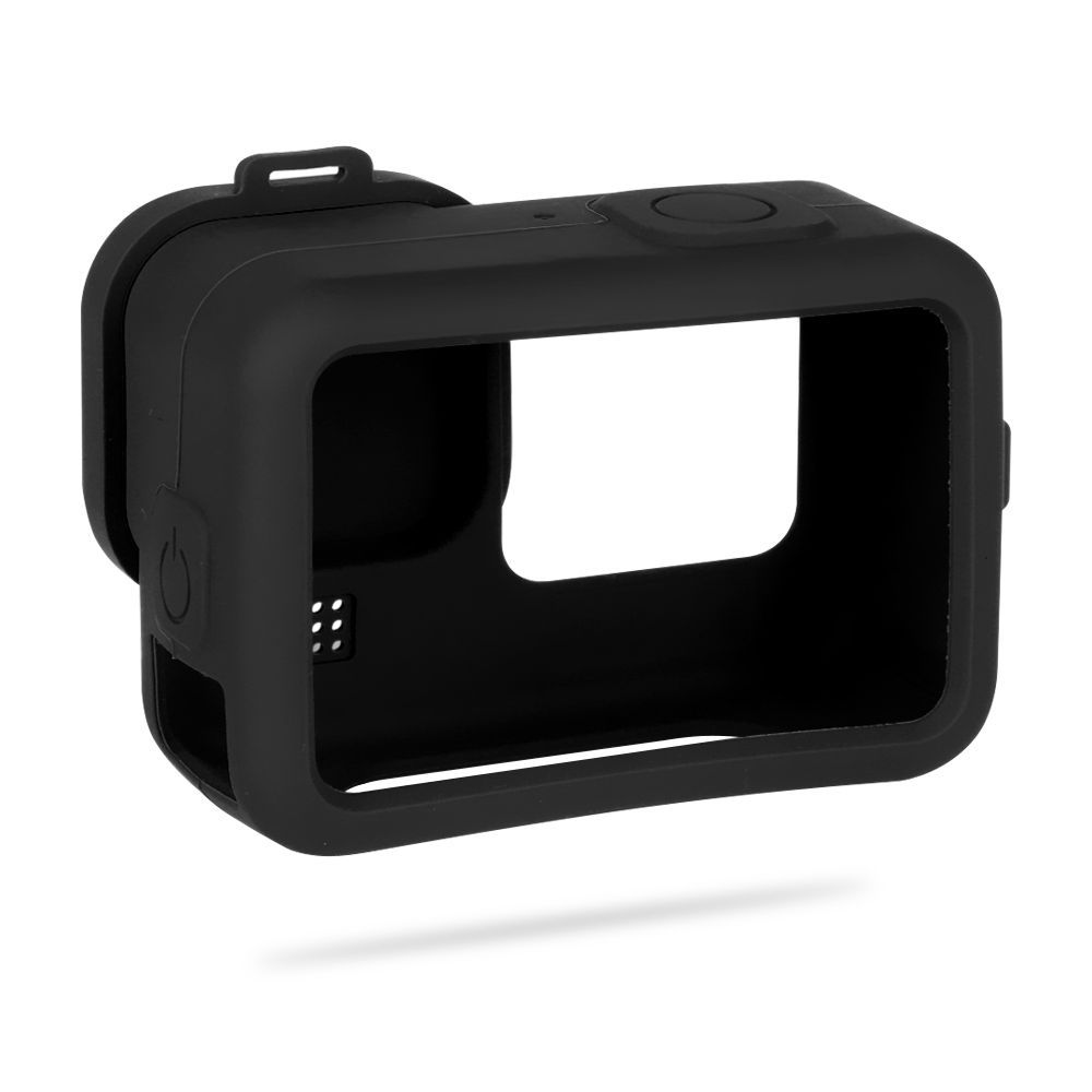 Shockproof Protective Anti-drop Flip Battery Side Cover Silicone Case Removable Lid Lens Cap For GoPro Hero 12/11/10/9 Black