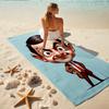 1Pc Mr Bean'S Adventure Beach Towel Quick Dry Multiuse For Beach Pool Gym Yoga Home Travel Christmas Halloween Xmas Gift En121