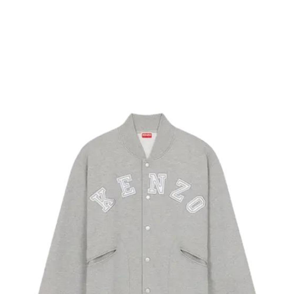 KENZO Academy Button Up Bomber Jacket FD65SW1024MV-94