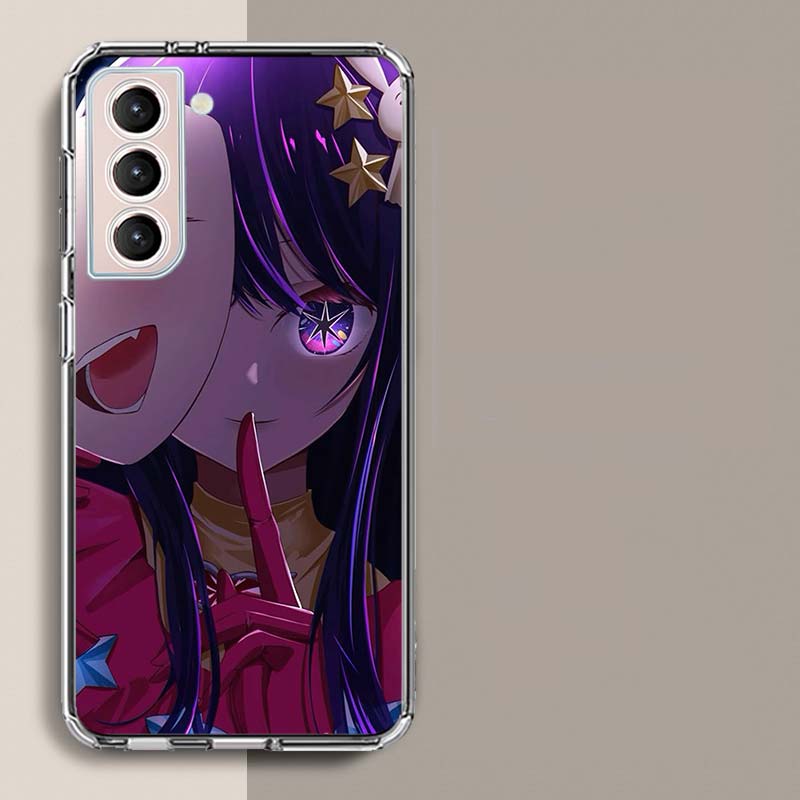 H-Hoshino Ai Phone Case For Samsung Galaxy S25 Edge S24 S23 FE S21 S20 S10 Plus S22 S26 Ultra Cover Clear Cases TPU Capa Shell C