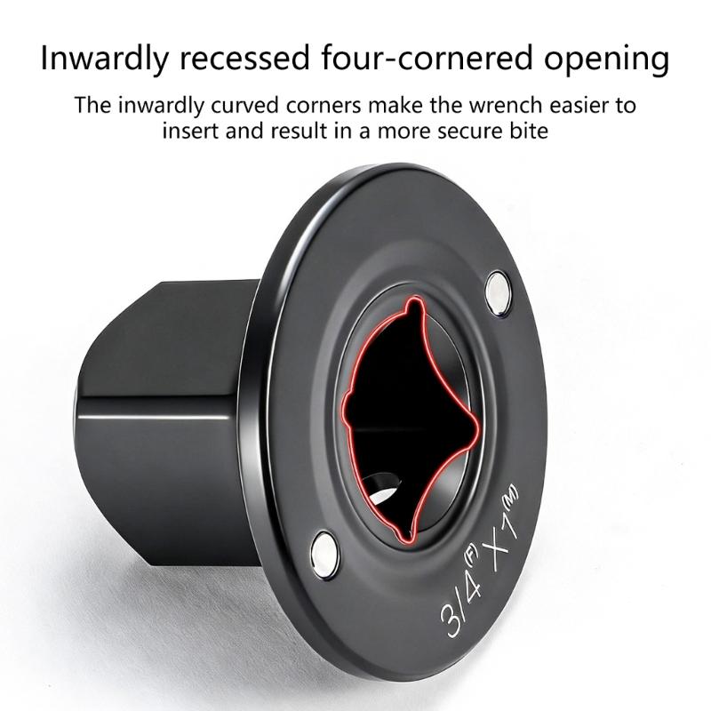 Chrome Steel Socket Adapter Kit Feature Magnetic Connection Design For Enhancing Safety During Heavy Duty Maintenance Tasks