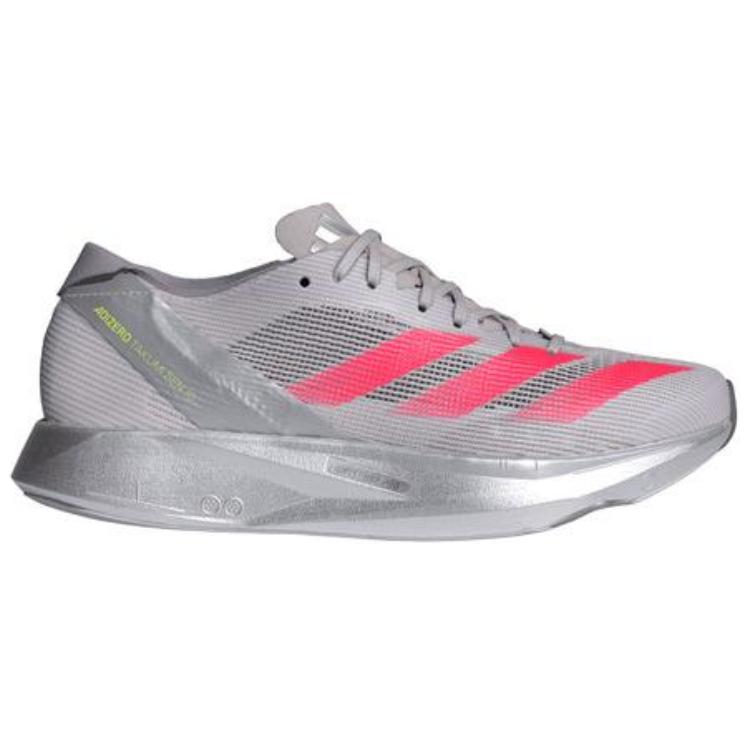 Adidas Adizero Takumi Sen 10 Comfortable Versatile Non-Slip Durable Low-Top Marathon Running Shoes Women sneaker Gray Red IG1980