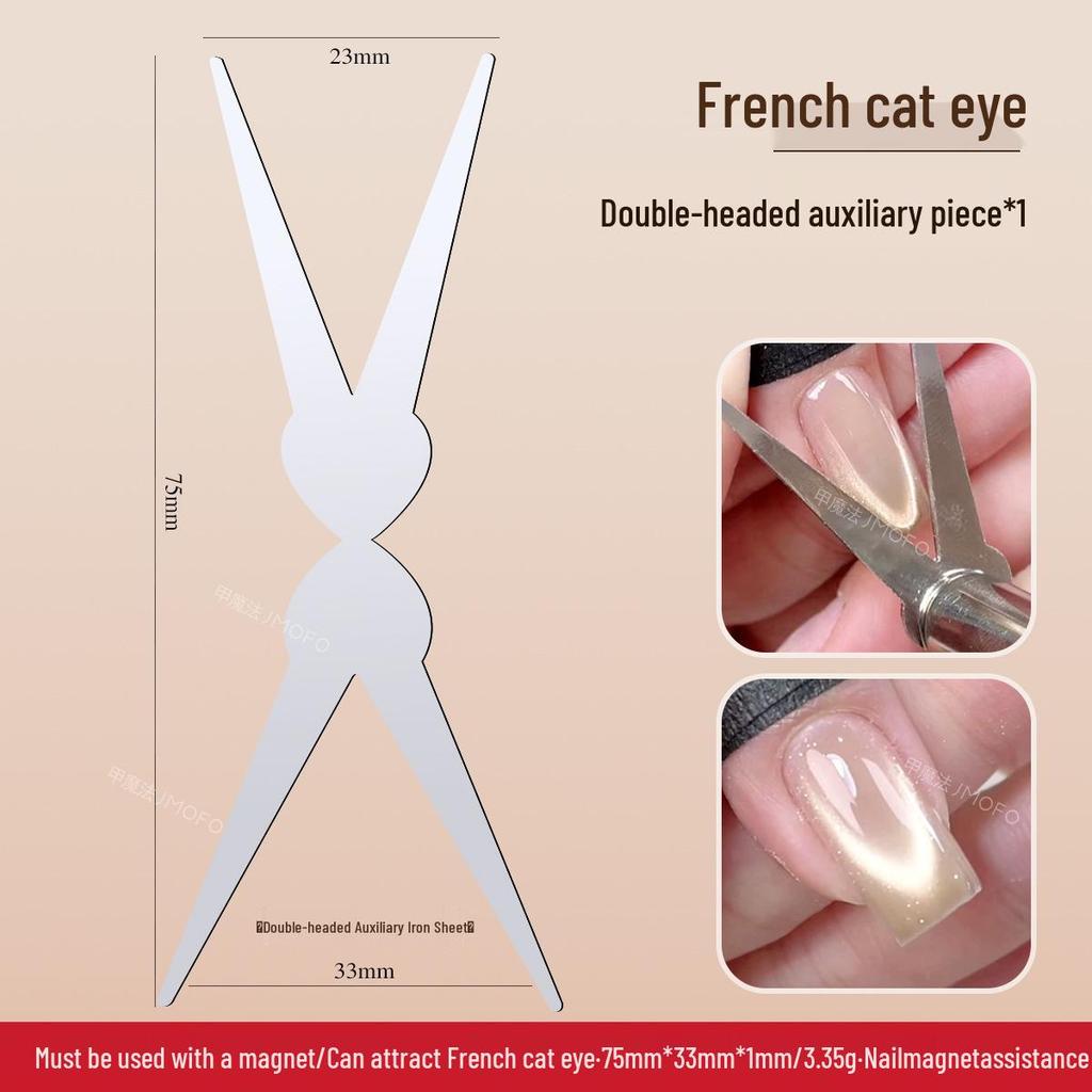 Double-Ended Electroplated Cylindrical Magnet for Cat Eye Nail Art