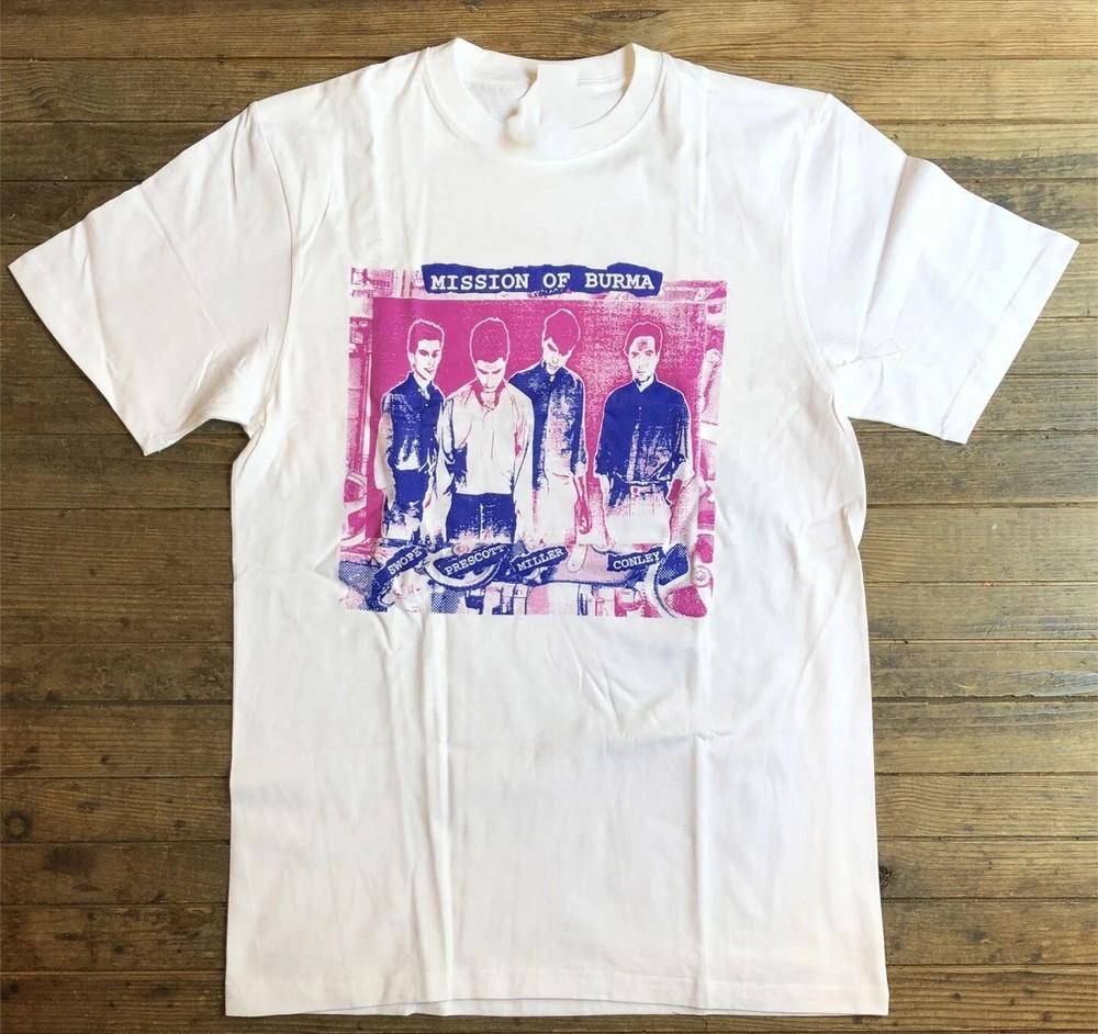 

Mission of Burma Band Shirt, Gift For Fan, Music, White All Size Shirt M