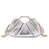 Evening Bag, Fashion Cloud Clutch with Pleated Underarm Design, Textured Versatile Top Handle Purse,Shoulder Crossbody Handbag