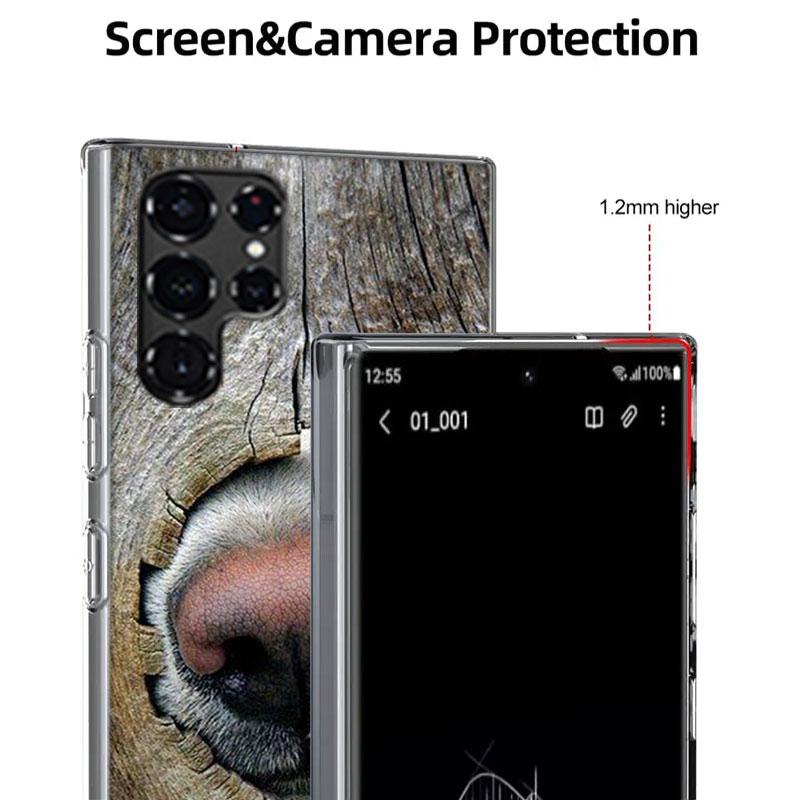 Show You Its Cute Dog Nose Cases Phone Case for Samsung Galaxy S26 Ultra S25 Edge S24 S23 FE S21 Plus S20 S22 S10 Cover TPU Capa
