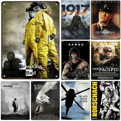 Movie Metal Tin Signs Pacific Wall Decoration Plaque Vintage Art Poster Iron Painting for Man Cave Home Cafe Garden Club Bar