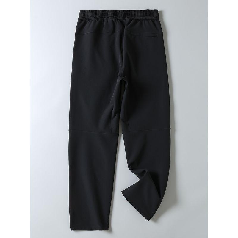 Men's Outdoor Hiking Softshell Pants, Five-Proof Fabric, Autumn and Winter Fleece-Lined, Warm Straight-Leg Sports Pants