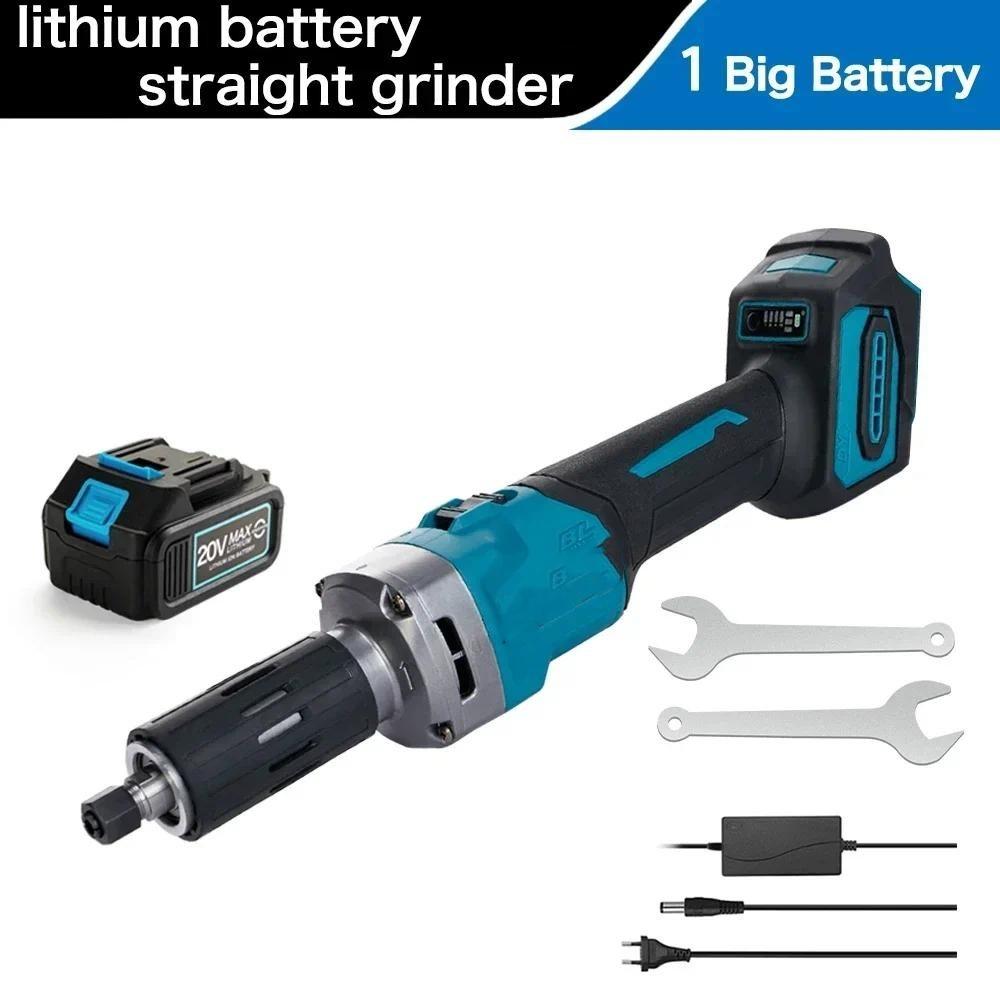 

Бесщеточный электрический прямой шлифовальный станок гравер ручка 6 мм аккумуляторная дрель роторный DIY шлифовальный полировальный электроинструмент