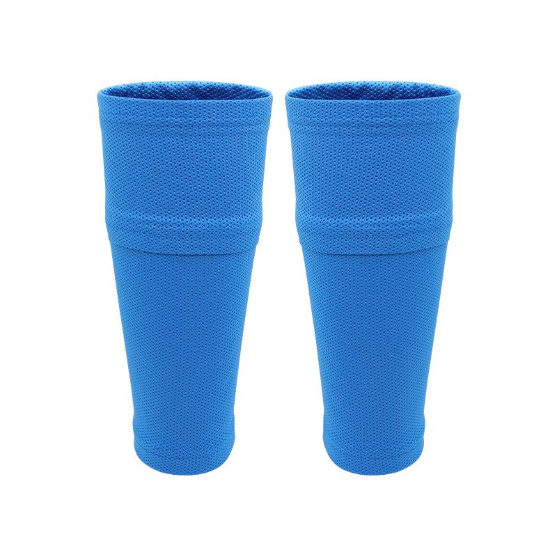 

Men s Double-Layer Elastic Mid-Calf Shin Guard Socks with Pocket Insert for Football Youth M