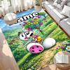 Custom Name Personalized Diddl Print Carpet, Versatile Home Decor Rug, for Playroom, Apartment, Balcony, Entryway, Hallway Gift