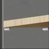 16/32/64Pcs Shelf Bracket, Self Tapping Screws Bracket Shelf Support Pegs, Glass Wood Shelf Peg Heavy Duty Floating Shelf Bracke