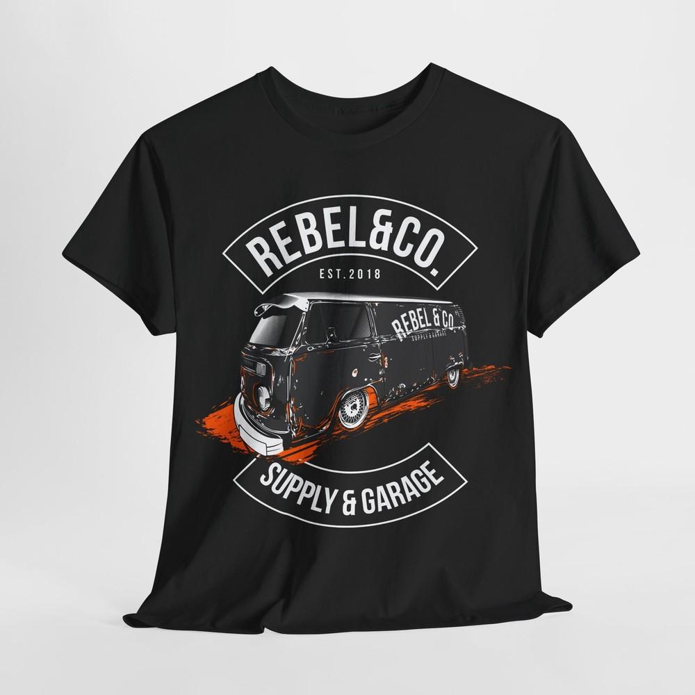Rebel & Co. Men s T-Shirt Vintage Camper Van Graphic for Trendsetting Adventures Unisex T-Shirt S