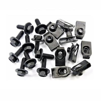 New Self-tapping Automotive U-Nut Clip M6 Metal Screw Fasteners Car Body Bolts Underhood Splash Guard
