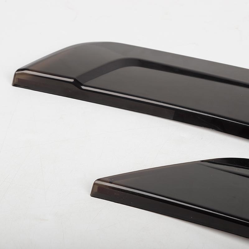 Car Front Fog Light Cover Trim Fog Lamp Decoration Guard for Ford F150 2021 Up Accessories Smocked Black