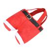 Xmas Decorations Candy Bag Portable Wine Bottle Holder Xmas Santa Pants Bags with Handle
