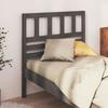 VidaXL Headboard Grey 96x4x100 Cm Solid Pine Wood 814126