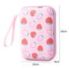 Portable Storage Bag Small Organizer Case with Zipper Closure Compact Carrying Pouch for Travel Electronics Accessories and Small Items 14x10x4cm