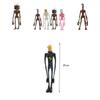 Figure di Siren Head Luminescenti 4pz PVC Oggetti da Collezione per Ornamento Regalo per Bambini