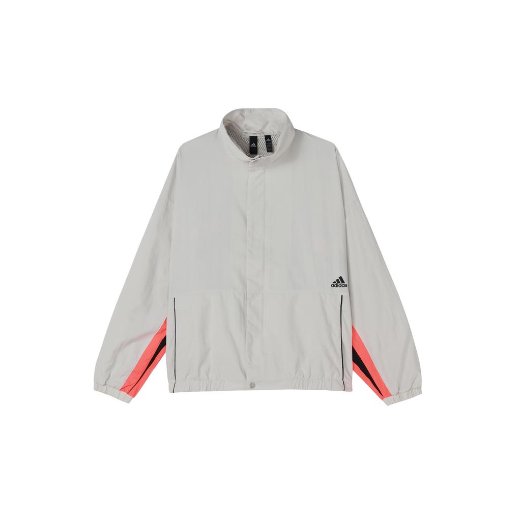 Adidas Essentials Linear Windbreaker Jacket Men Jackets White FN5672
