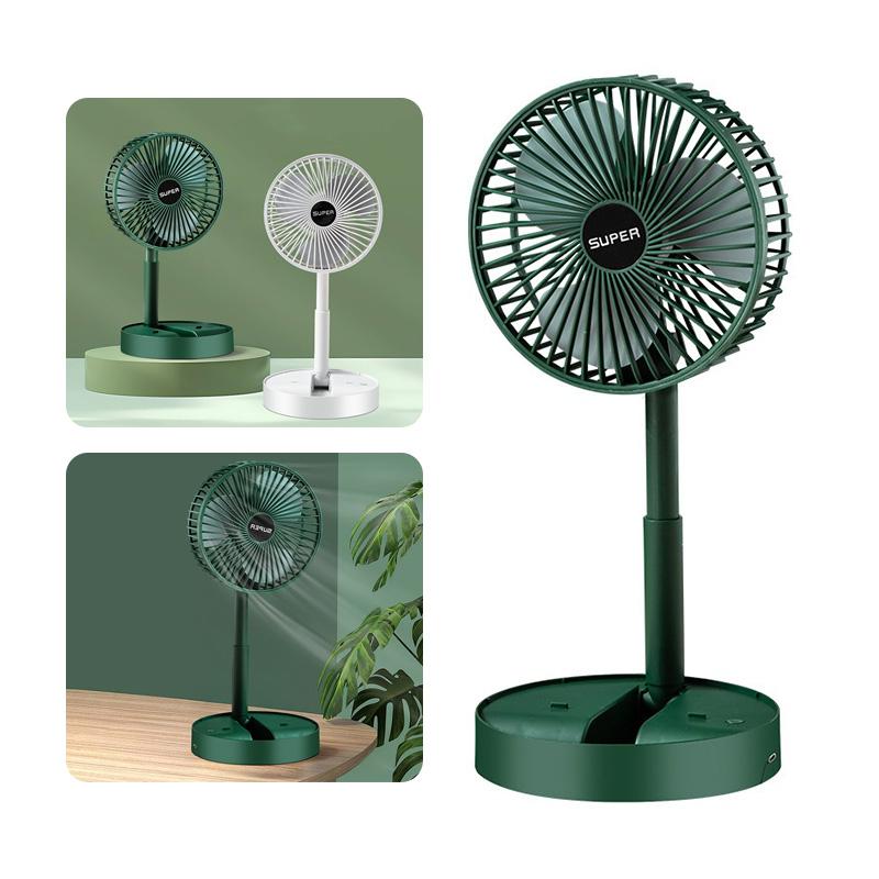 Xiaomi Desktop Fan Charging Model Long Endurance USB Foldable Mini Retractable Fan Dormitory Portable Desktop Electric Fan