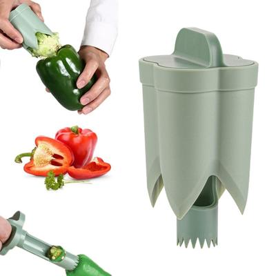 Chili Seeds Remover Tool Fruit And Vegetable Corer Remover Pepper Seeds Corer Cutter Kitchen Gadget for Pear Mangoes