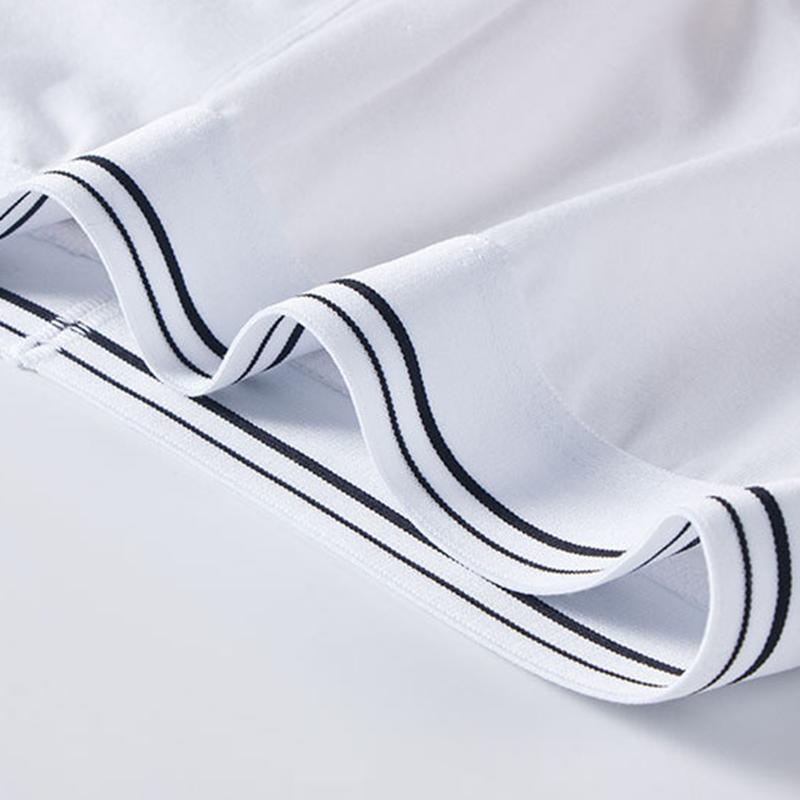 3 kusy Bílá Bavlna Muži Boxerky Šortky Spodní prádlo Kalhotky Chlapecké Kalhotky Homme Spodní kalhotky Spodní prádlo Spodní prádlo Velká velikost