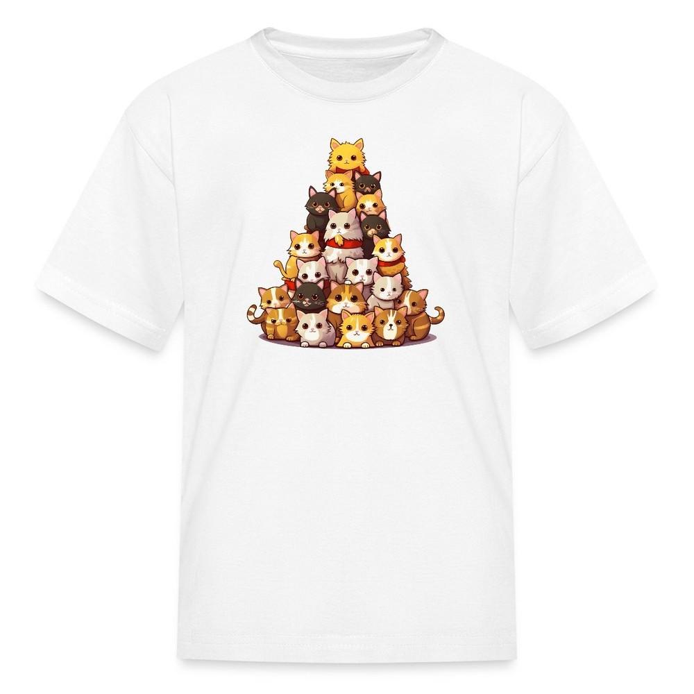 

Christmas Cat Tower Cattree Catmas Kid s T-Shirt 4XL