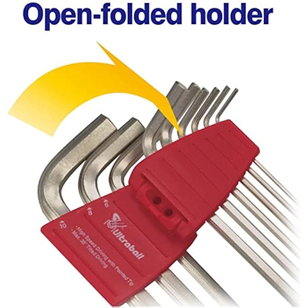 [Amazon.co.jp Exclusive] Vessel (VESSEL) Main Tightening Ball Point L Type Hex Wrench Set (Set Of...