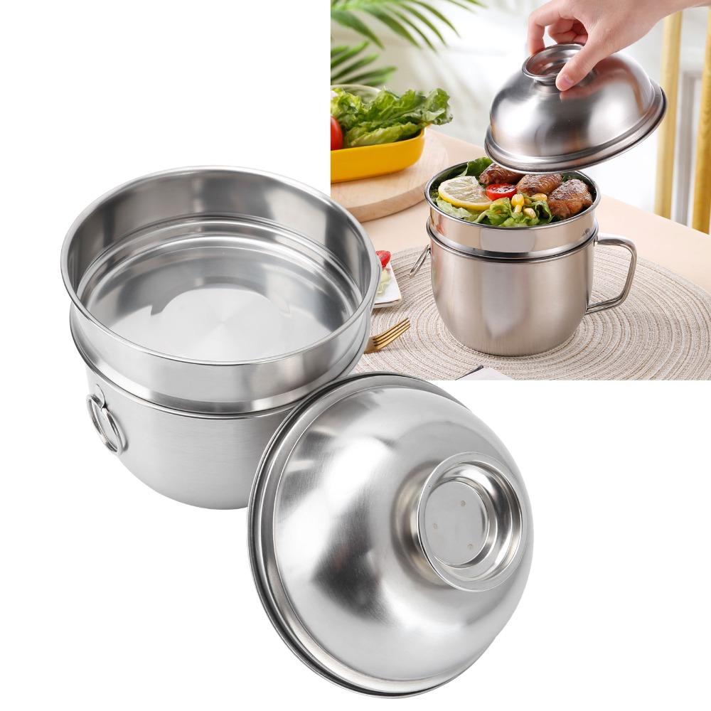 Detachable Outer Shell Food Container Large Capacity Lunch Bowl Noodle Bowl  Outdoor Travel