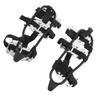 1 Pair 24 Teeth Climbing Crampons Stainless Steel Antiskid Outdoor Snow Ice Shoe Covers