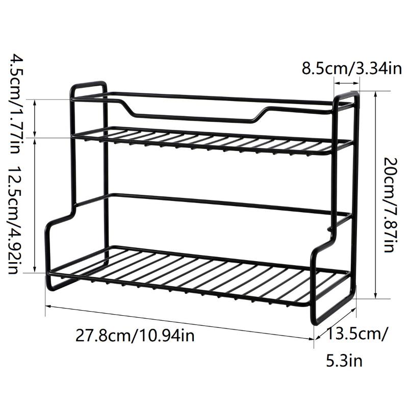 Keuken Aanrecht Opbergrek Kruidenrek Veelzijdige IJzerdraad Opbergmand Voor Badkamer Toiletartikelen Beker Organizer Rekken