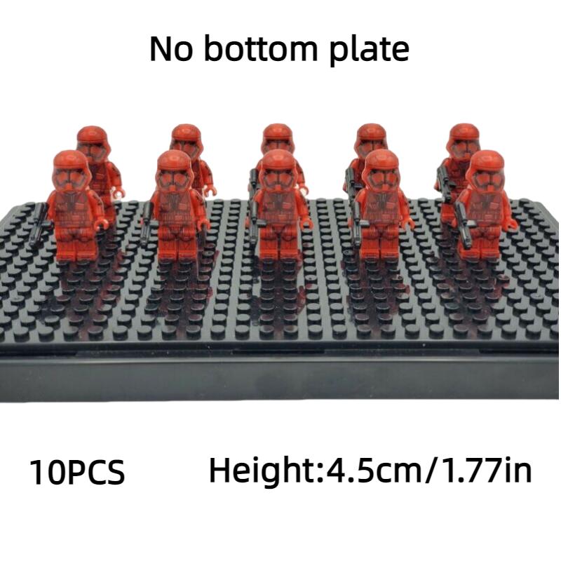 

10 шт. минифигурки Звездных войн ситхов, клоны-штурмовики, игрушка, декор для стола, подарок, ребенок