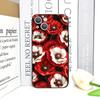 Retro Poppy Flower Bloom Hot Red Printed Phone Case for iPhone 17 16 12 11 14 Plus 13 14 15 Pro Max Mini X XS Floral Soft Cover
