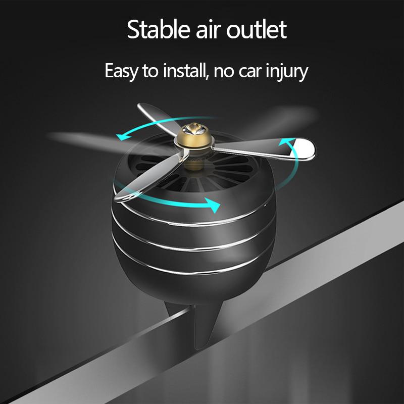 Air Freshener Car Smell LED Mini Conditioning Vent Outlet Perfume Clip Fresh Aromatherapy Fragrance