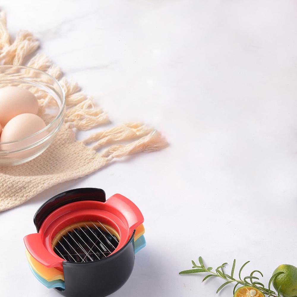 Egg Slicer 3 In 1 Cut Eggs Cooked Eggs Cutter Household Boiled Eggs Creative Tools Bento Cut Flower Shaper Kitchen Accessories
