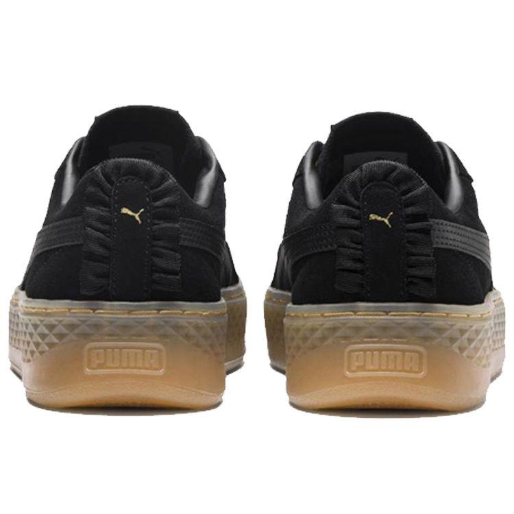 PUMA Suede Platform Women's Black Gold 366928-01